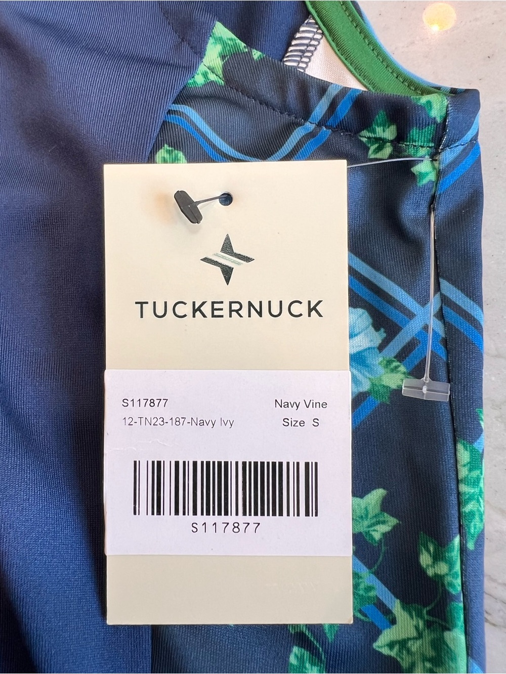 TUCKERNUCK Sport Roxana Half Zip Golf Tennis Dress Navy Vine Green NWT Small - Picture 13 of 16